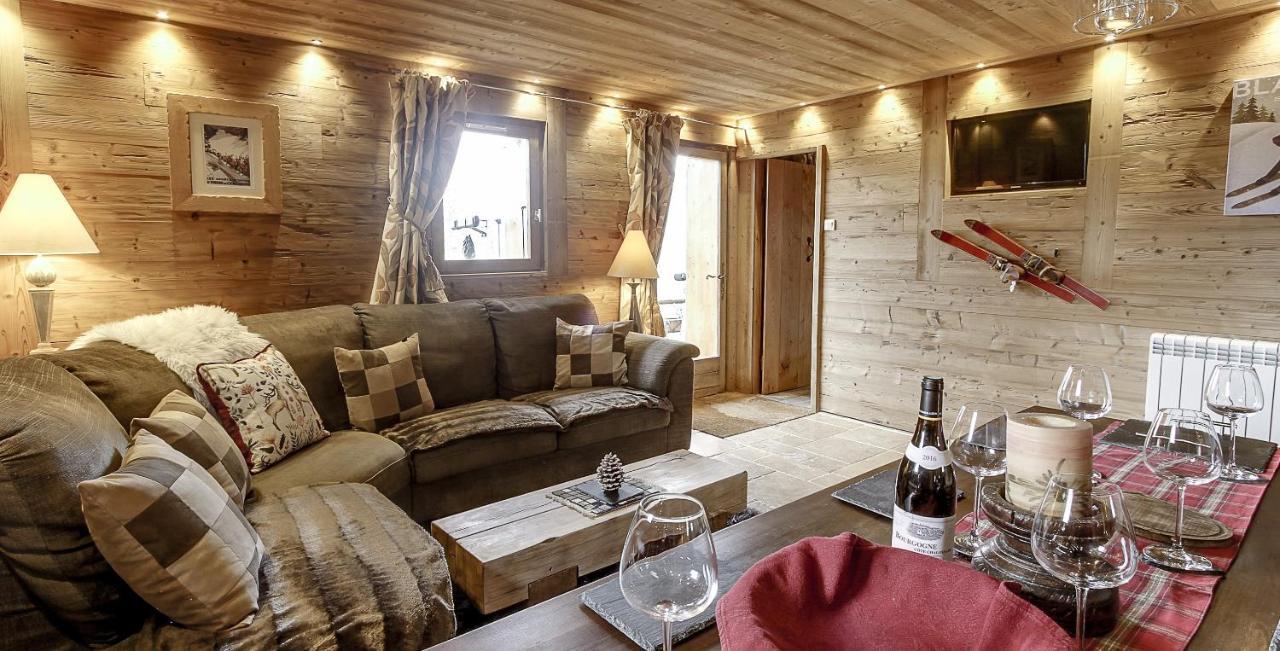 Chalet Miravidi, Montchavin-La Plagne, Jacuzzi & Sauna Bagian luar foto