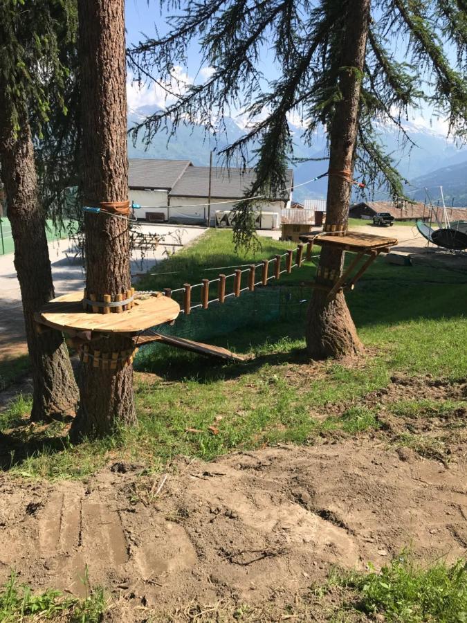 Chalet Miravidi, Montchavin-La Plagne, Jacuzzi & Sauna Bagian luar foto
