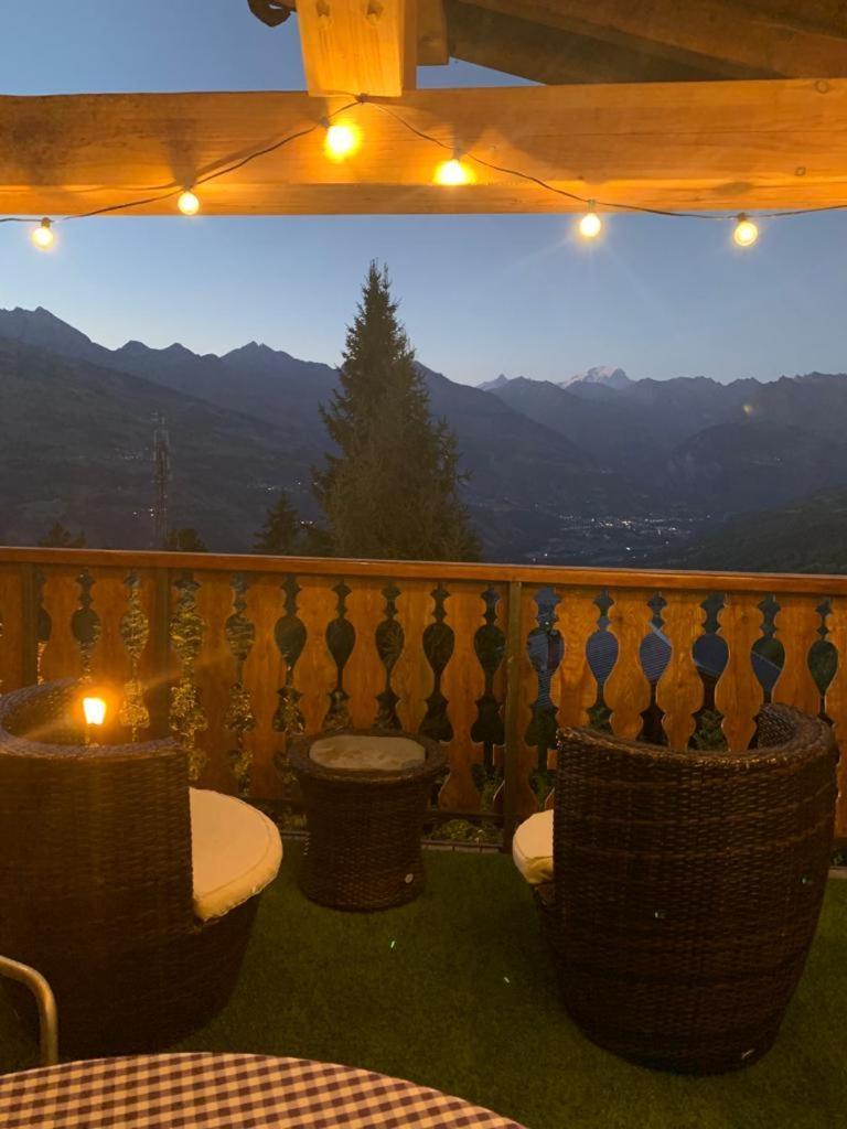 Chalet Miravidi, Montchavin-La Plagne, Jacuzzi & Sauna Bagian luar foto