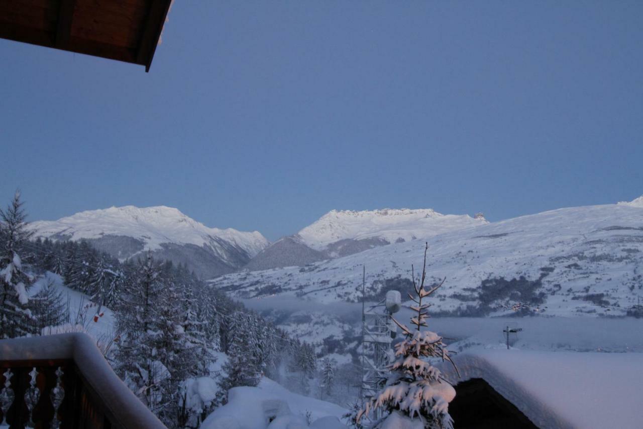 Chalet Miravidi, Montchavin-La Plagne, Jacuzzi & Sauna Bagian luar foto